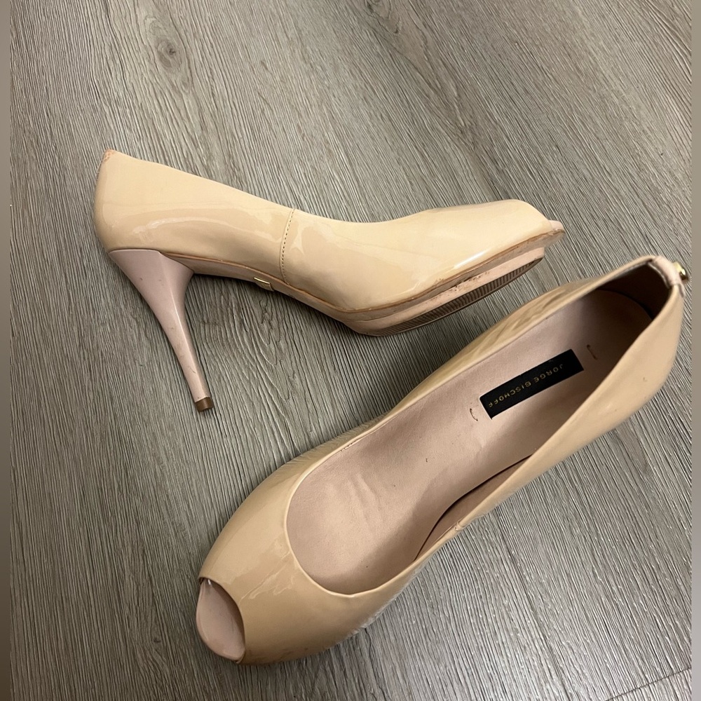 Leather heels